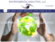 Tablet Screenshot of environmentalanalytics.net